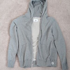 Reigning Champ Lightweight Terry Slim Zip Hoodie - Vault Vintage Heather Gray XL